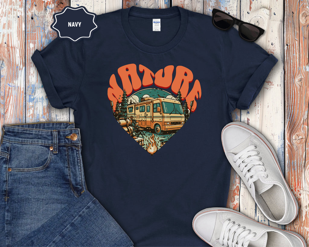 Nature RV Heart Graphic Tee