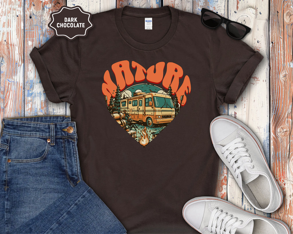 Nature RV Heart Graphic Tee