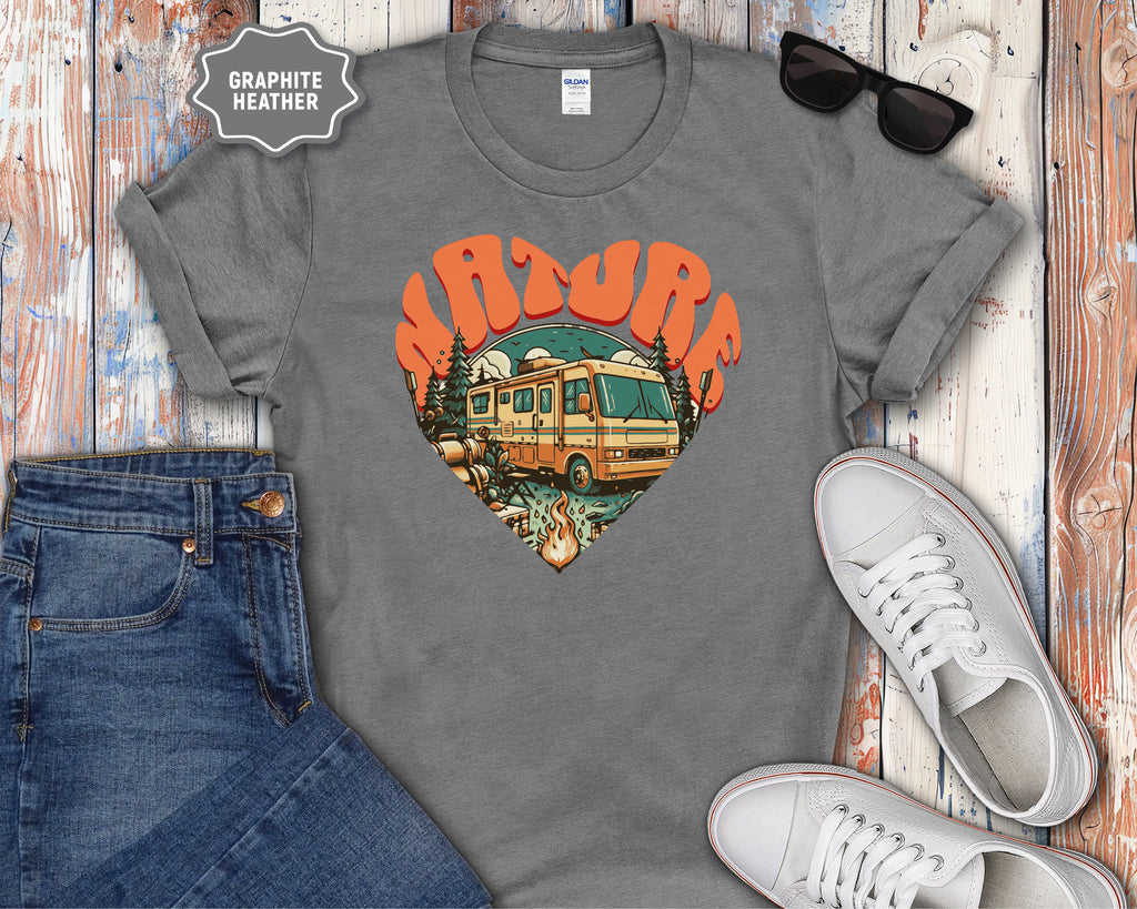 Nature RV Heart Graphic Tee