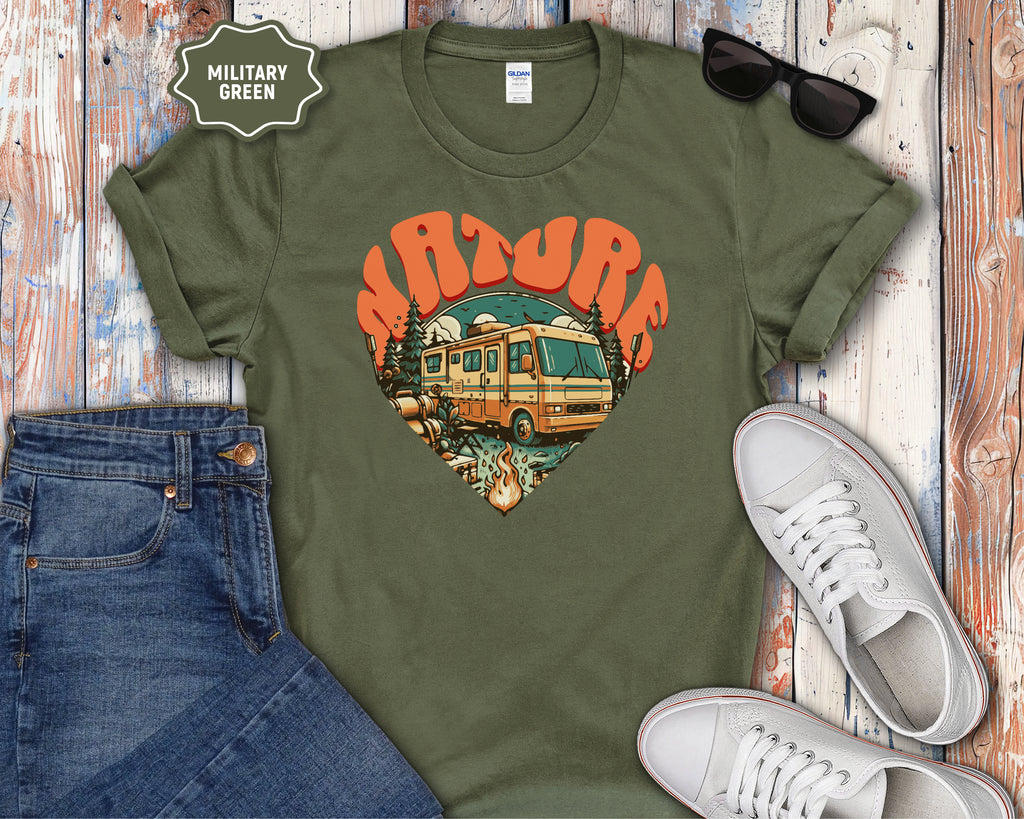 Nature RV Heart Graphic Tee