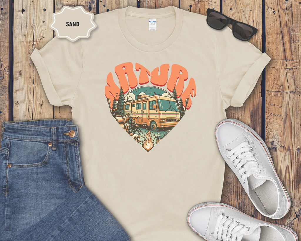 Nature RV Heart Graphic Tee