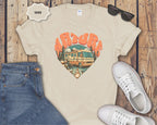 Nature RV Heart Graphic Tee
