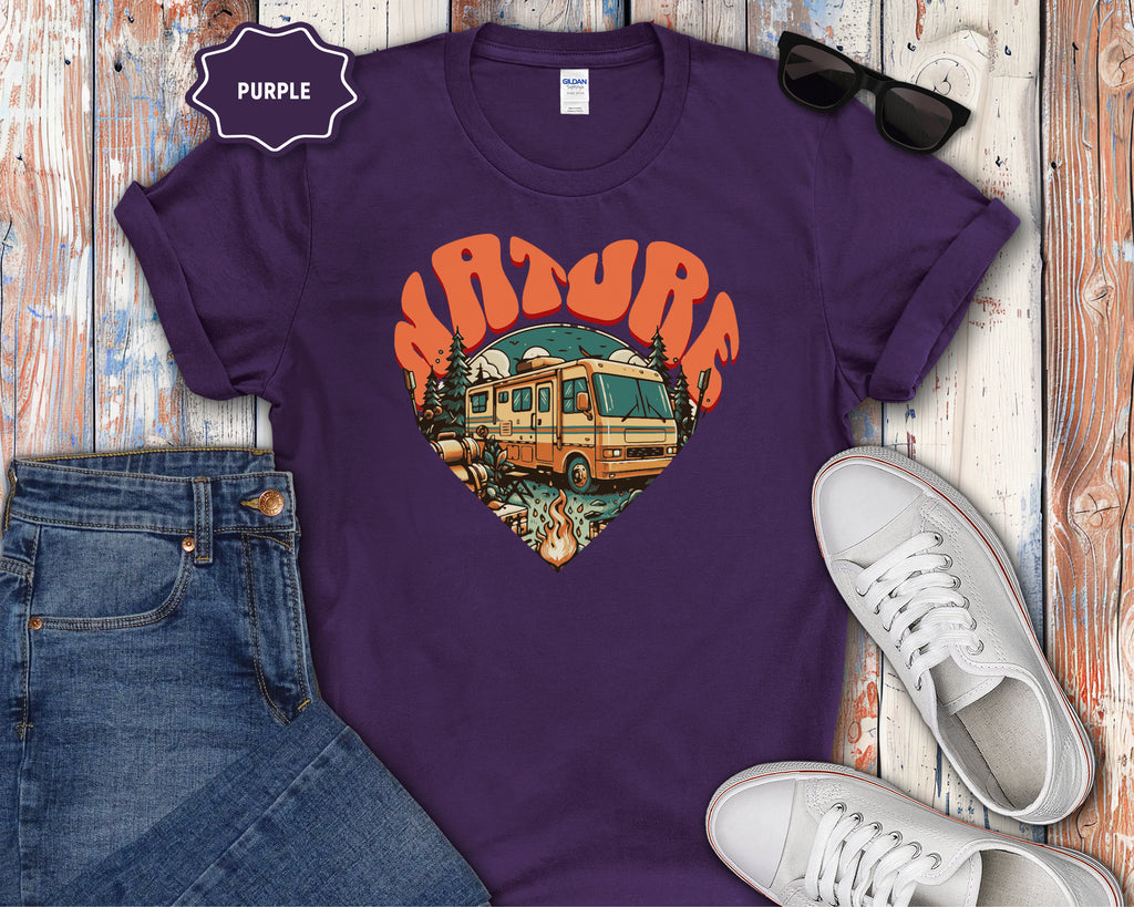 Nature RV Heart Graphic Tee