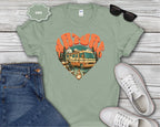 Nature RV Heart Graphic Tee