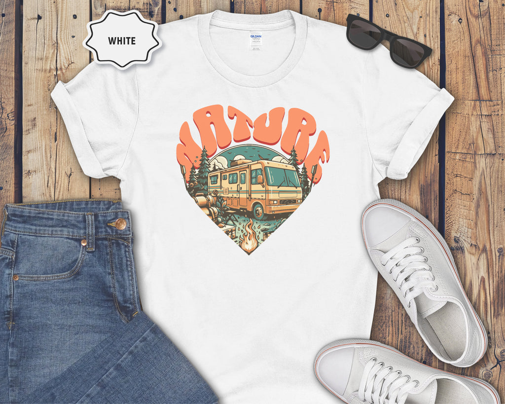 Nature RV Heart Graphic Tee