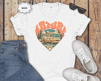 Nature RV Heart Graphic Tee
