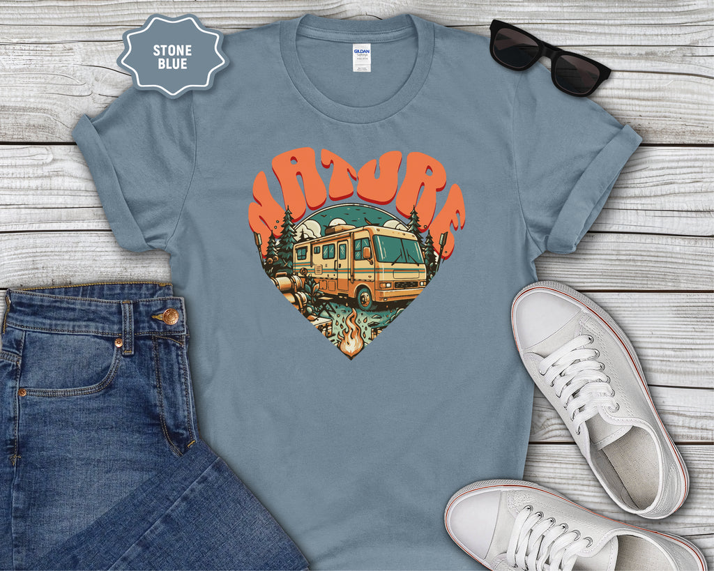 Nature RV Heart Graphic Tee