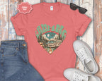 Camping Heart Graphic T-Shirt