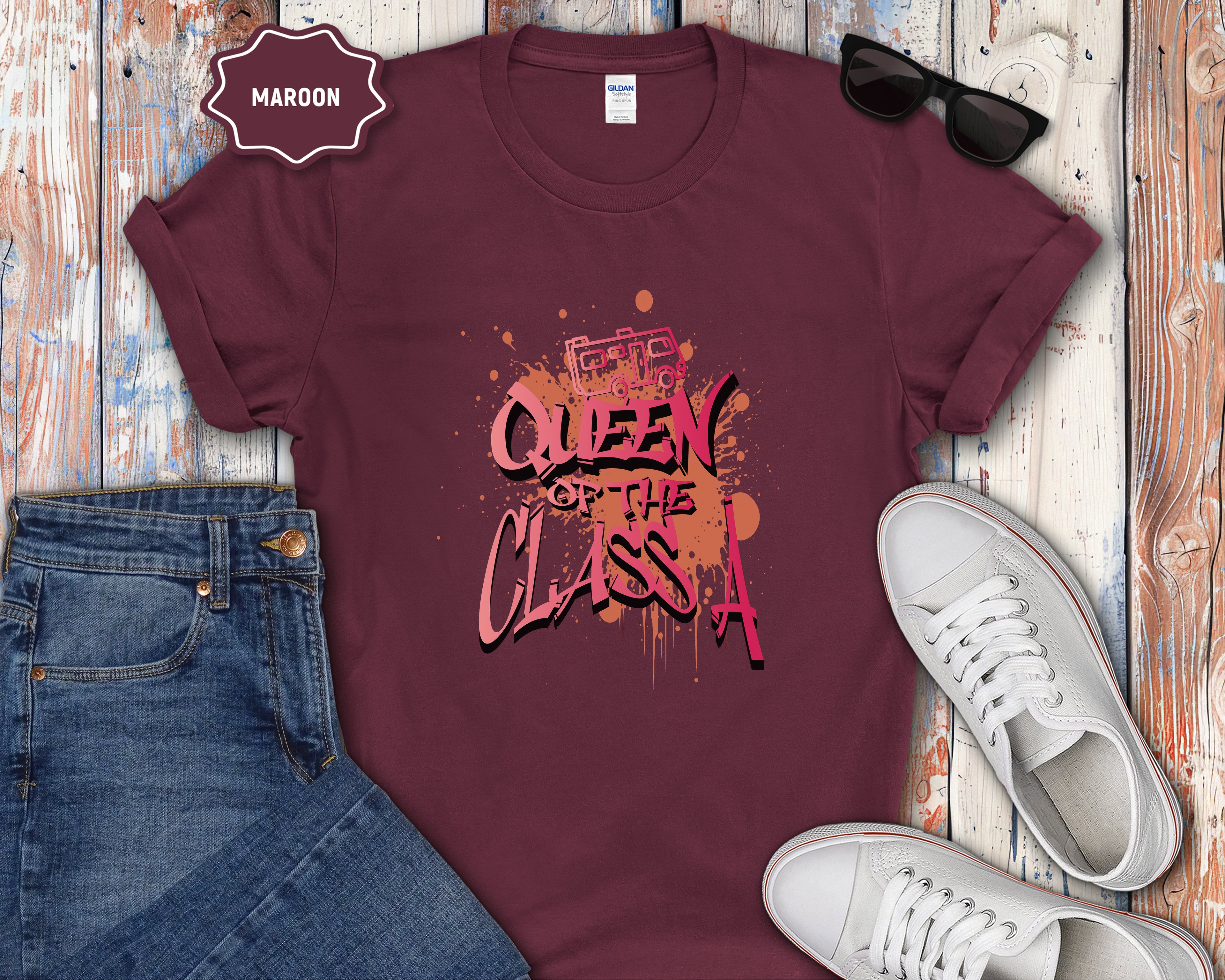 Queen of the Class A RV T-Shirt