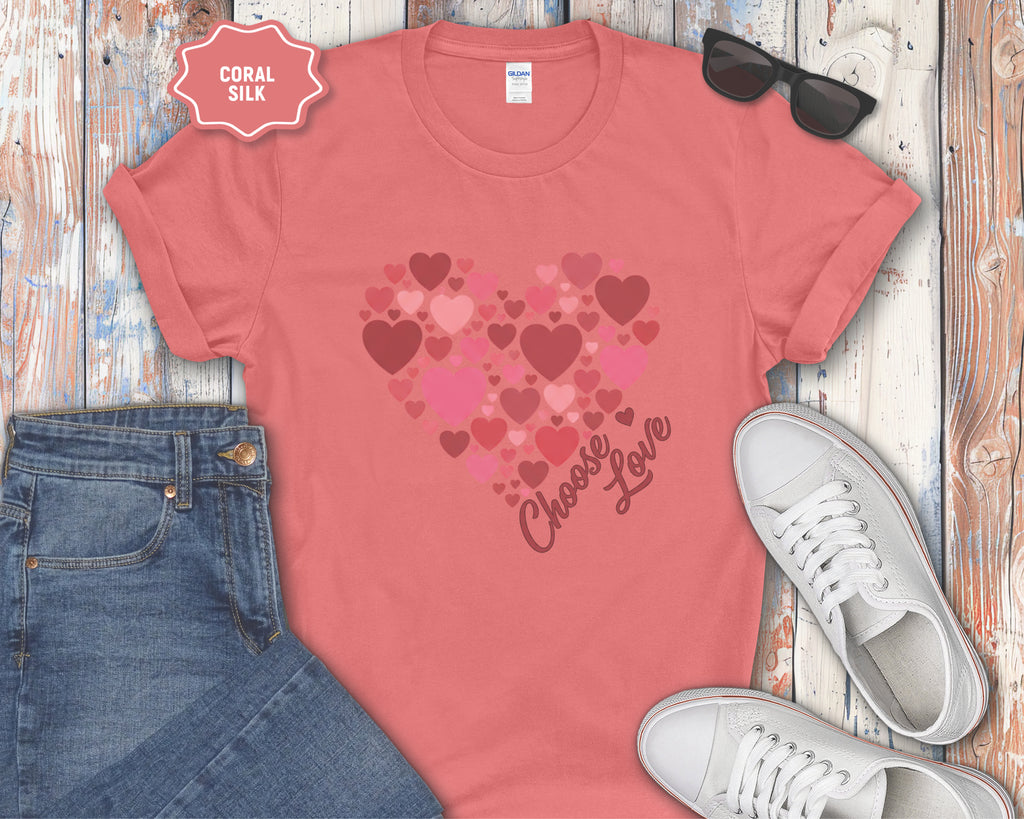 Choose Love Heart Cluster T-Shirt