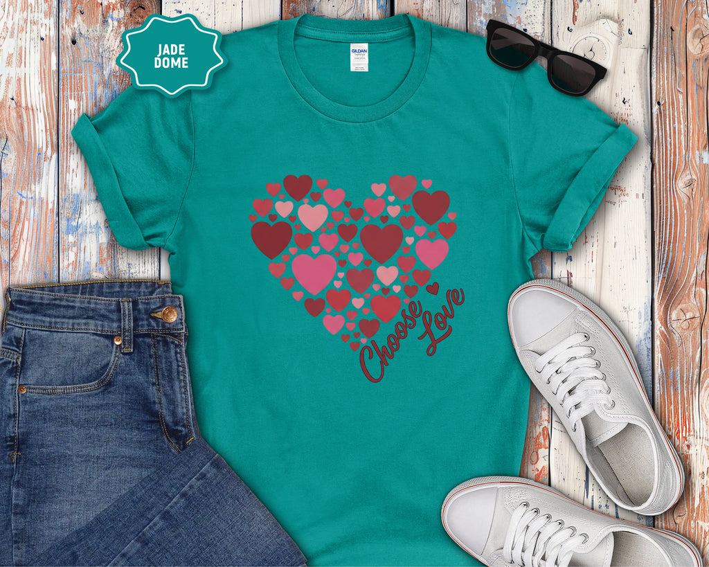 Choose Love Heart Cluster T-Shirt