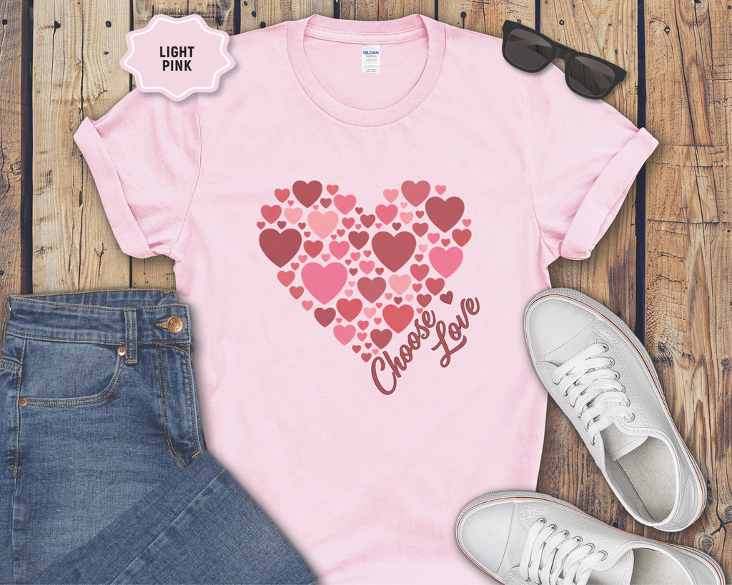 Choose Love Heart Cluster T-Shirt
