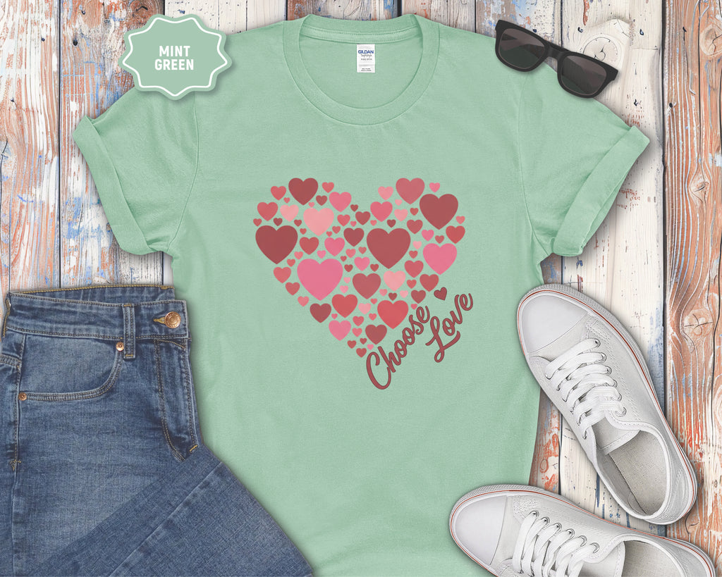 Choose Love Heart Cluster T-Shirt