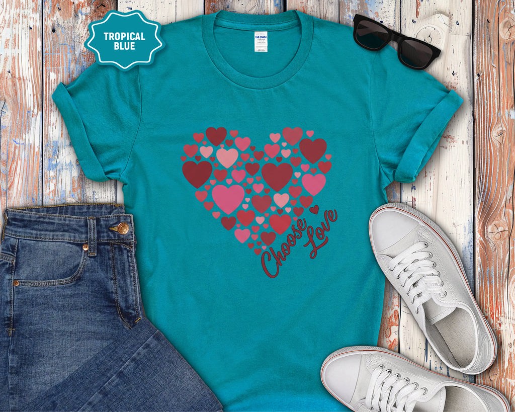 Choose Love Heart Cluster T-Shirt