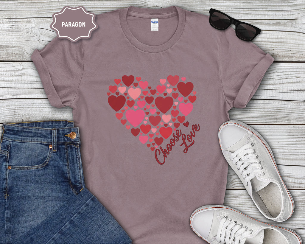 Choose Love Heart Cluster T-Shirt