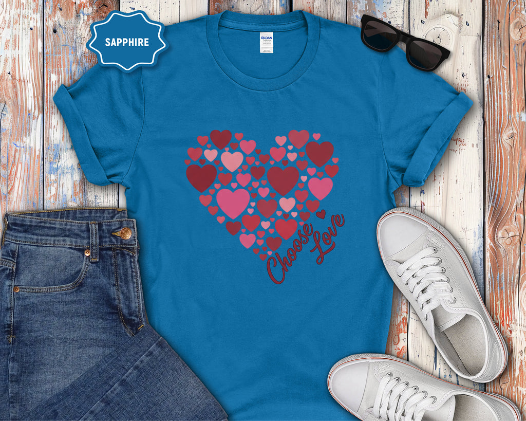 Choose Love Heart Cluster T-Shirt