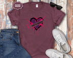 Love Is Chaotic Heart T-Shirt