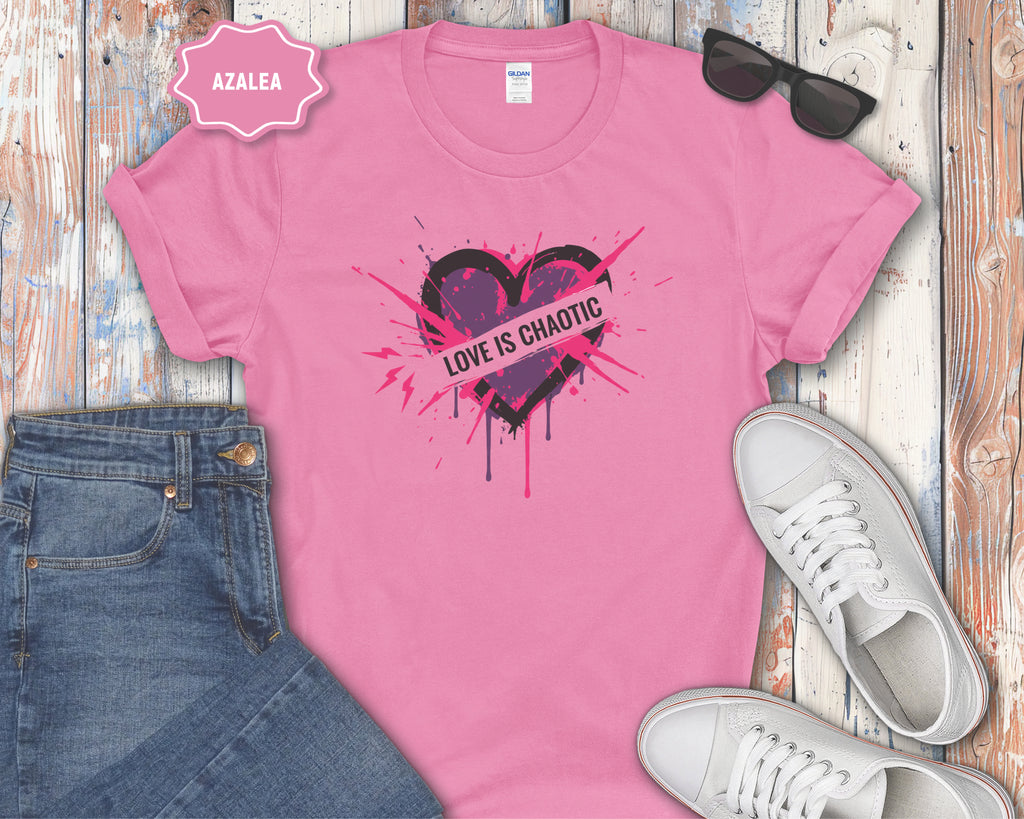 Love Is Chaotic Heart T-Shirt
