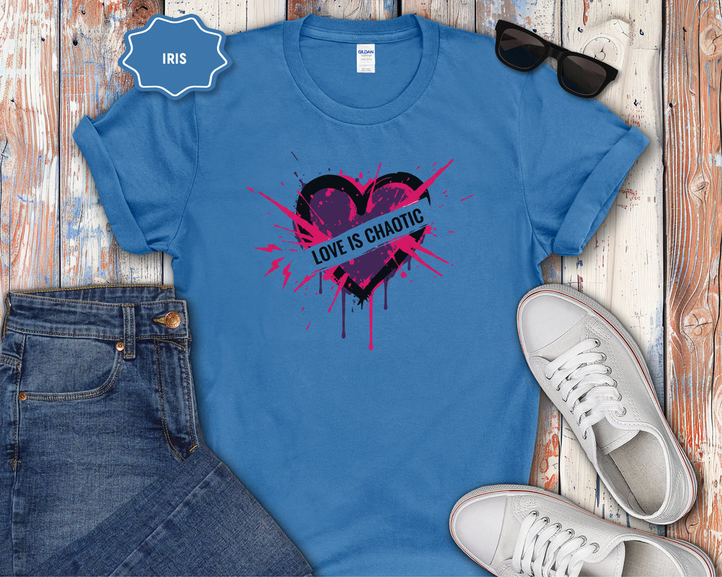 Love Is Chaotic Heart T-Shirt