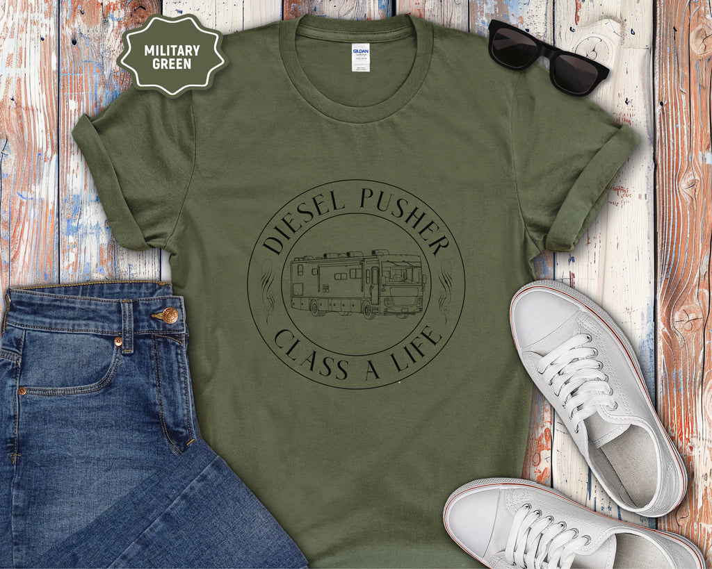 Diesel Pusher RV Class A Life T-Shirt