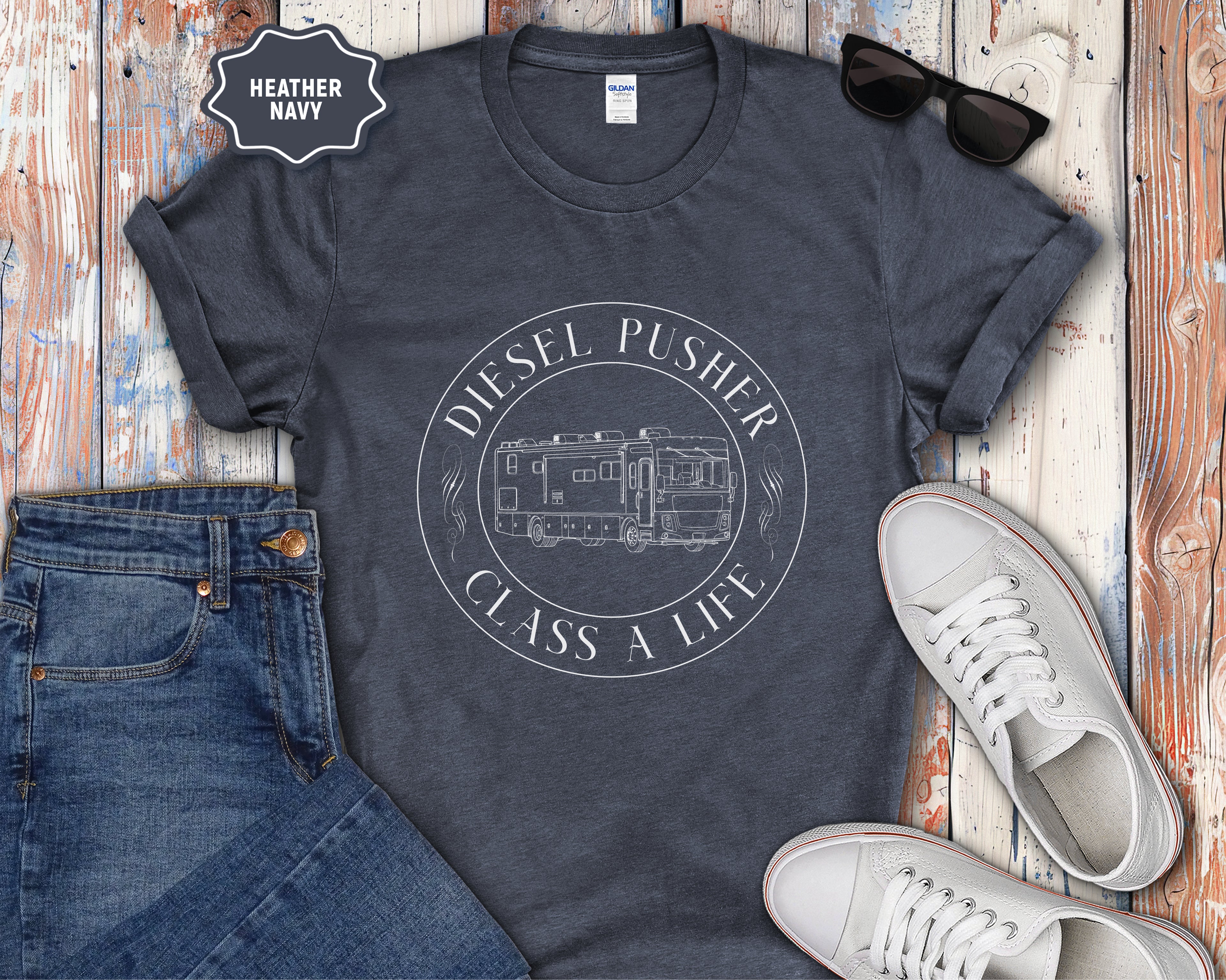 Diesel Pusher RV Class A Life T-Shirt