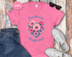 Keep Blooming Beautiful Floral Heart T-Shirt