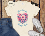 Keep Blooming Beautiful Floral Heart T-Shirt