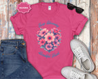 Keep Blooming Beautiful Floral Heart T-Shirt