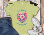 Keep Blooming Beautiful Floral Heart T-Shirt