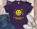 Unbothered (mostly) Smiley Pixel Art T-Shirt