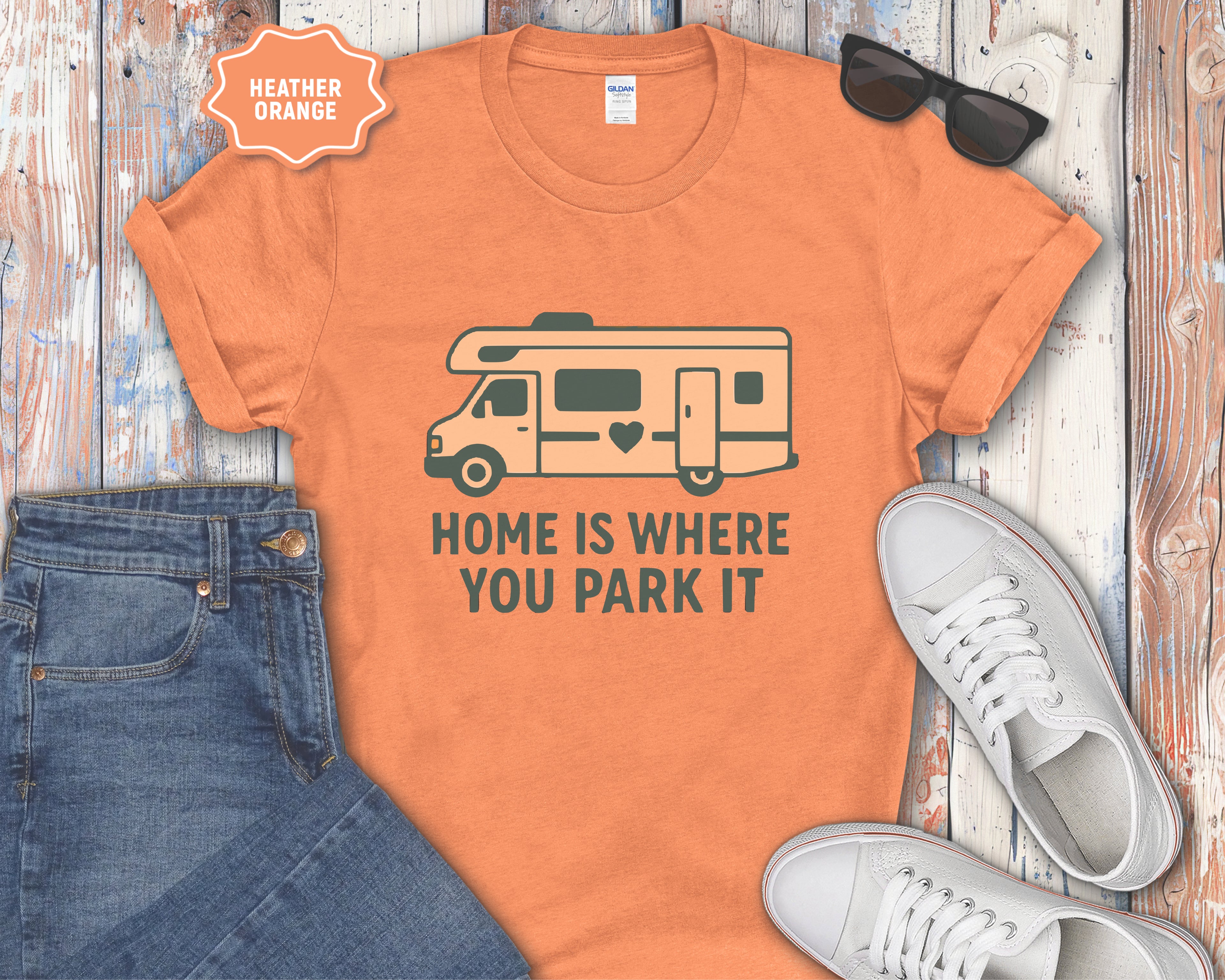 RV Class C Home Is Where You Park It T-Shirt