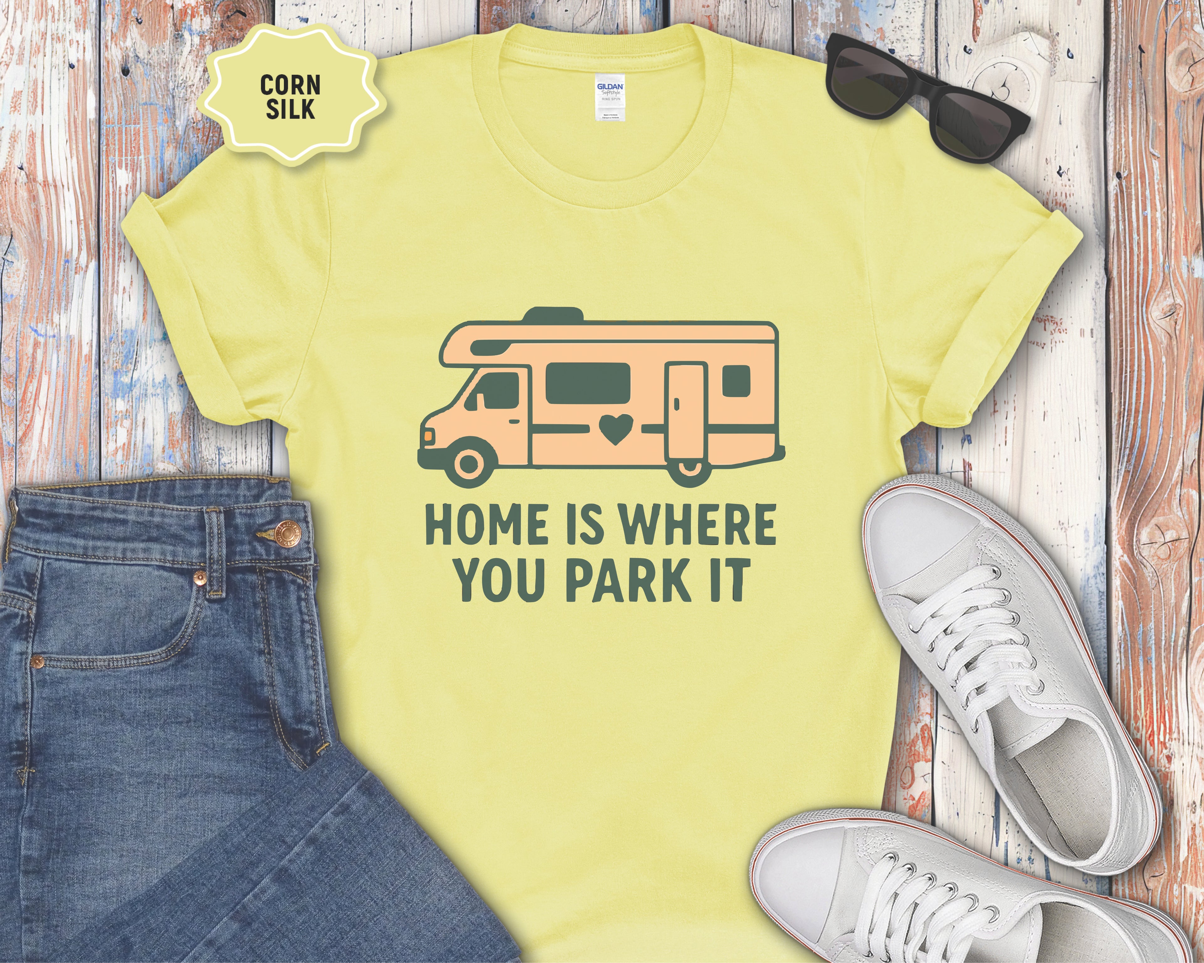 RV Class C Home Is Where You Park It T-Shirt