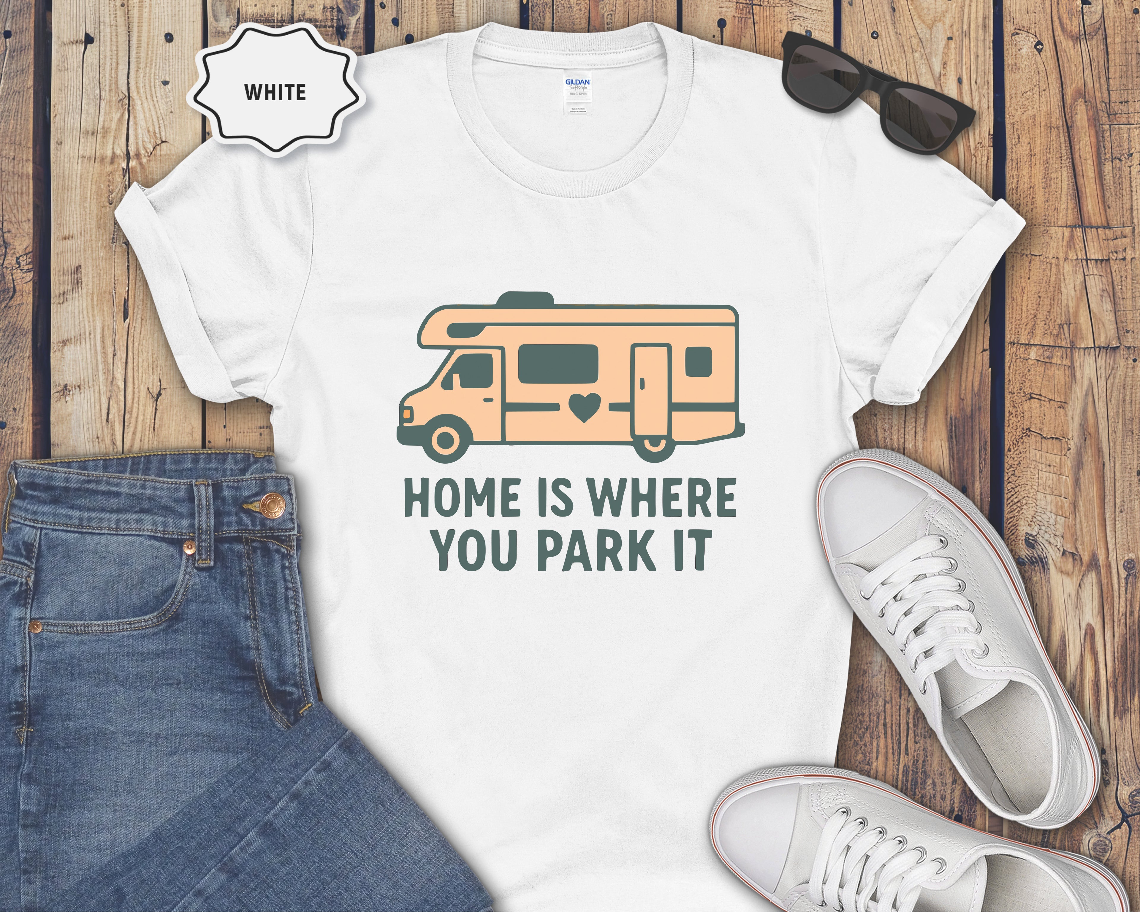 RV Class C Home Is Where You Park It T-Shirt