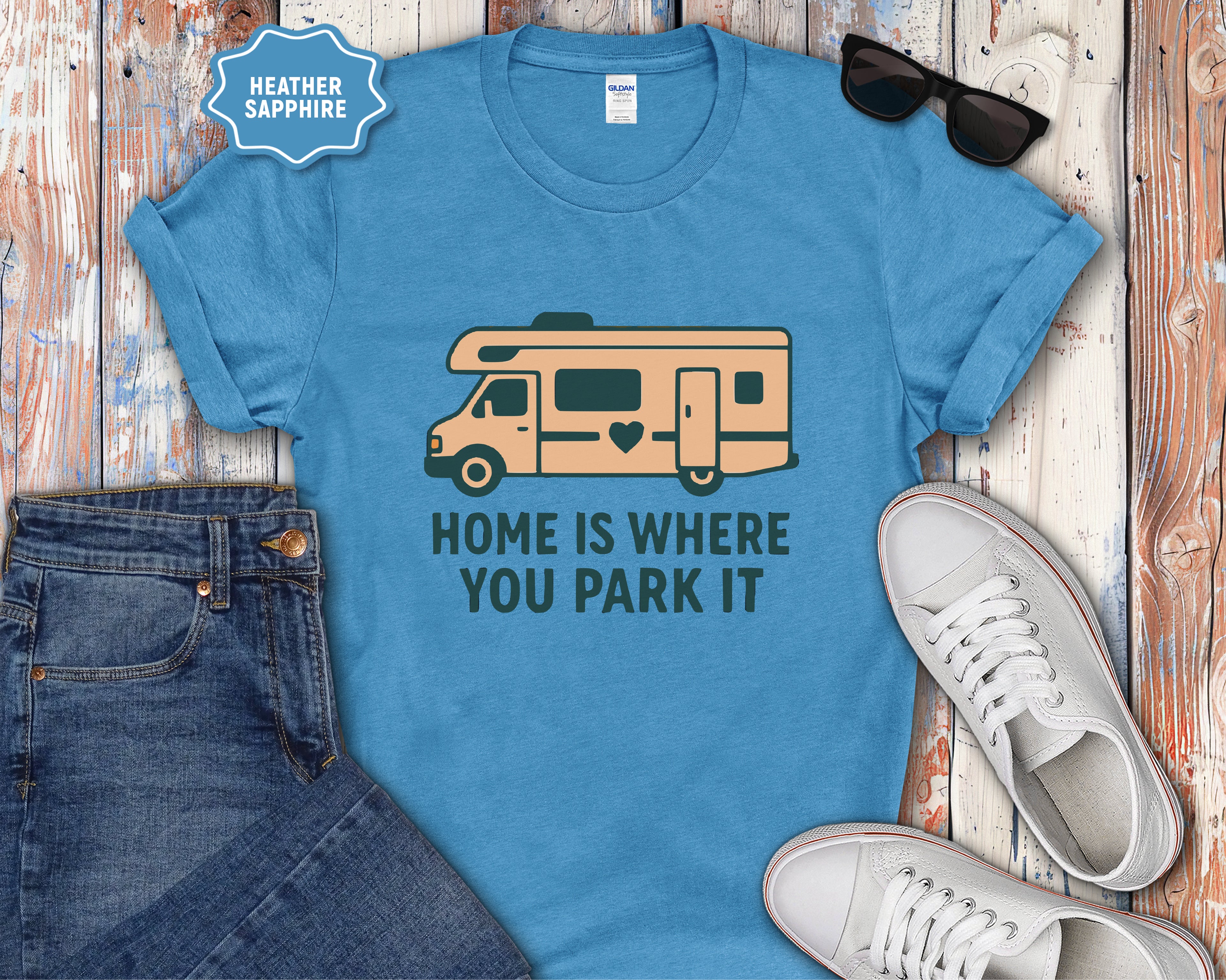 RV Class C Home Is Where You Park It T-Shirt