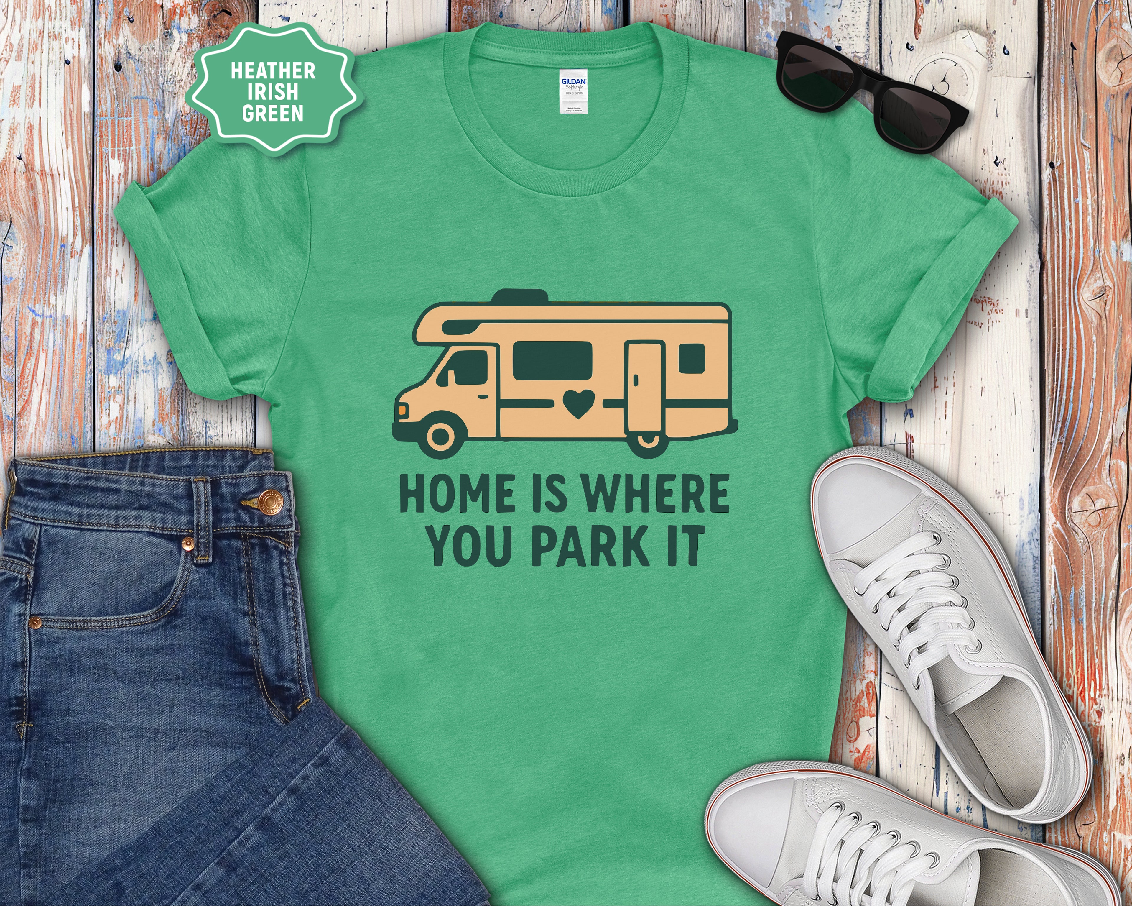 RV Class C Home Is Where You Park It T-Shirt