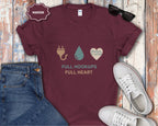 Full Hookups Full Heart Class A RV T-Shirt