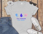 Full Hookups Full Heart Class C RV T-Shirt