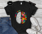 Mind in Bloom Floral Brain T-Shirt
