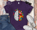 Mind in Bloom Floral Brain T-Shirt
