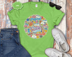 Clam Breathe Strong Sticker Graphic Shirt