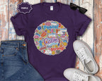 Clam Breathe Strong Sticker Graphic Shirt