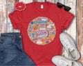 Clam Breathe Strong Sticker Graphic Shirt
