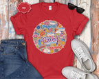 Clam Breathe Strong Sticker Graphic Shirt