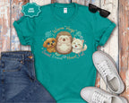 Warm Hugs Hedgehog, Puppy & Kitten T-Shirt