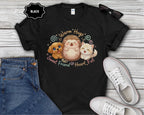 Warm Hugs Hedgehog, Puppy & Kitten T-Shirt