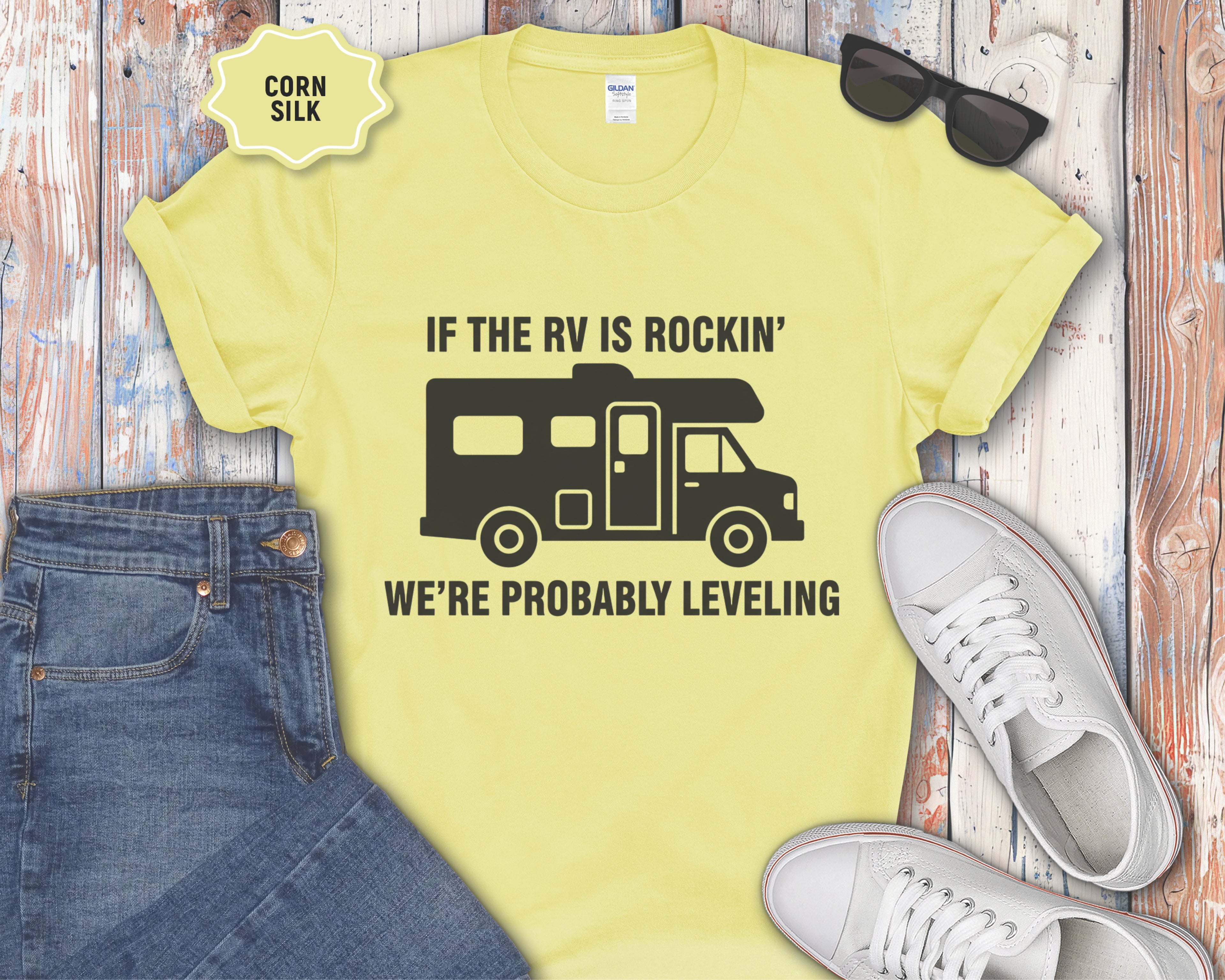 If the RV Is Rockin' We're Probably Leveling T-Shirt