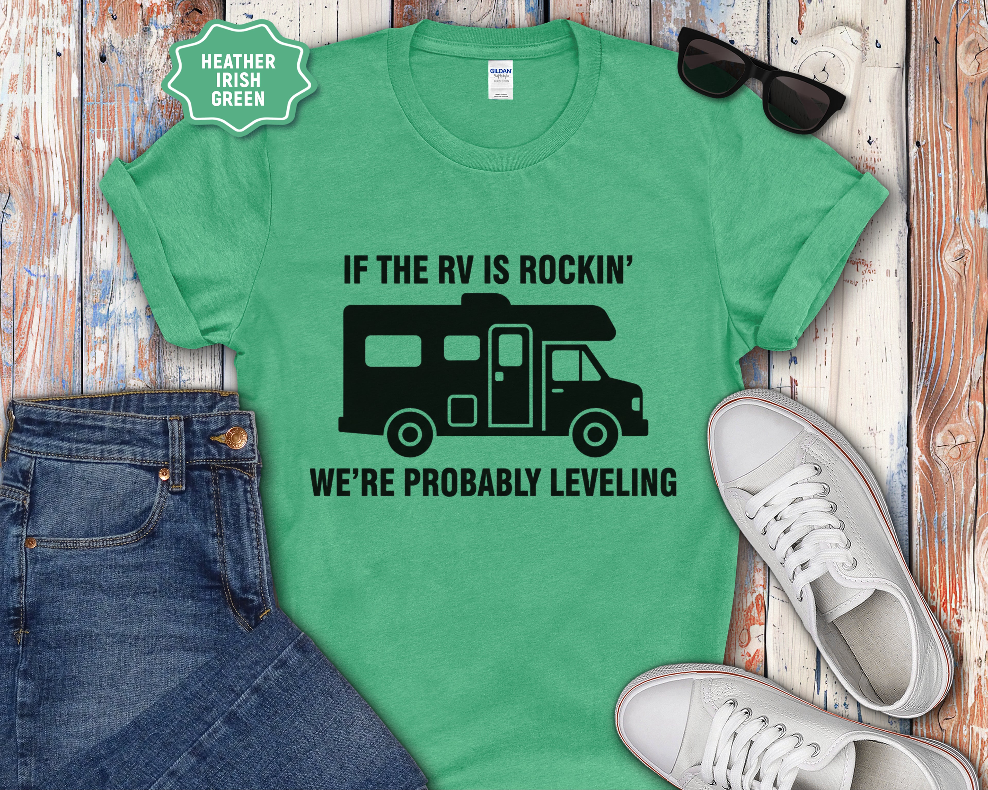 If the RV Is Rockin' We're Probably Leveling T-Shirt