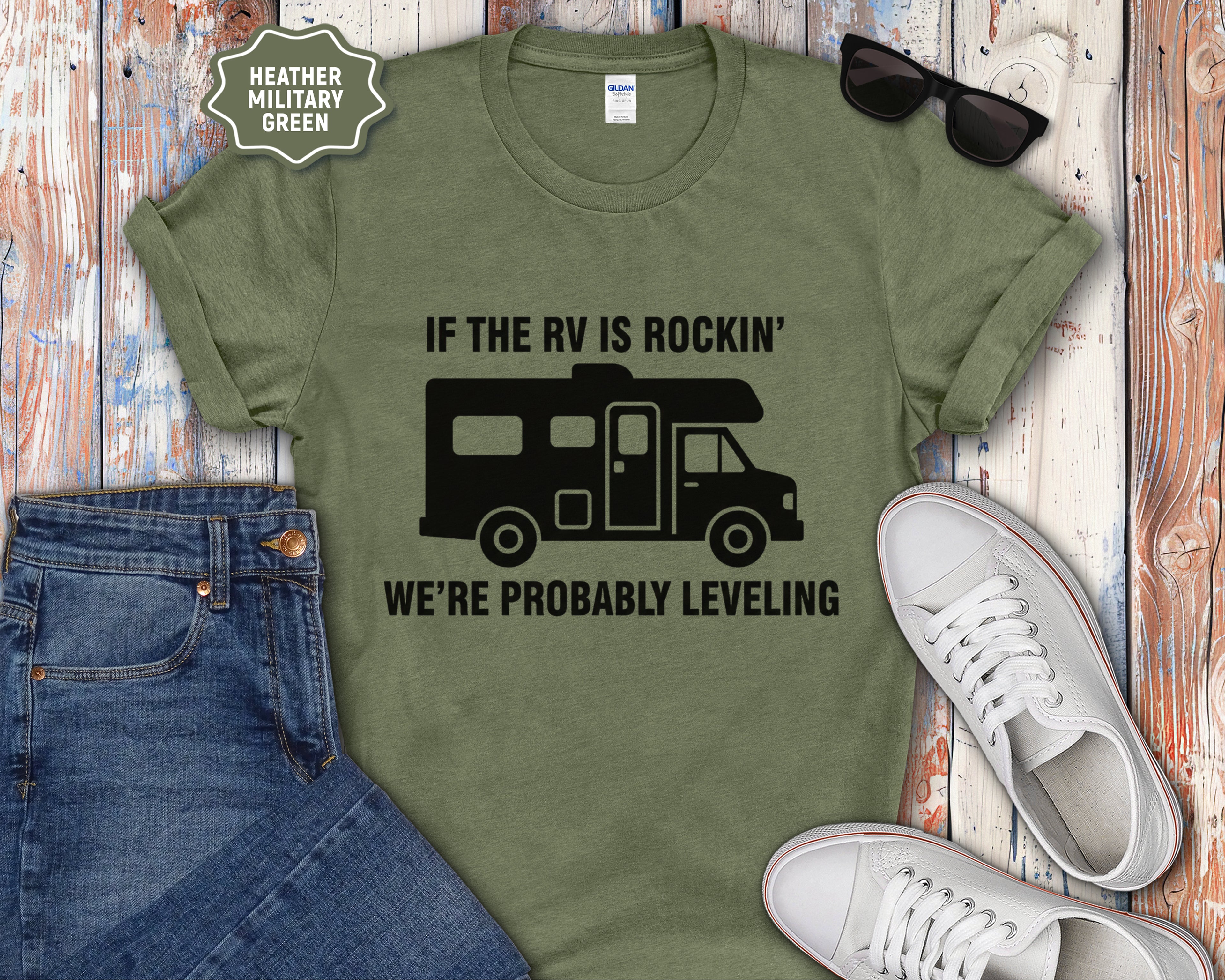 If the RV Is Rockin' We're Probably Leveling T-Shirt