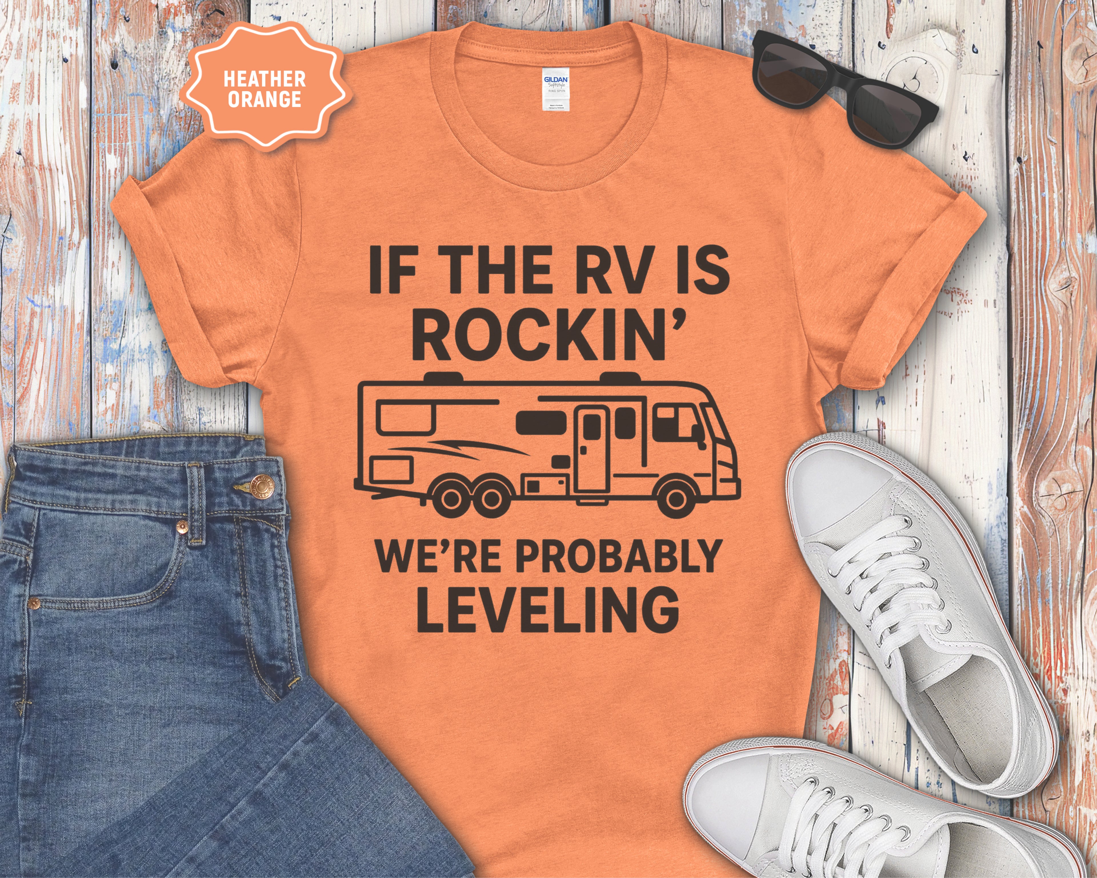 If the RV Is Rockin' We're Probably Leveling T-Shirt