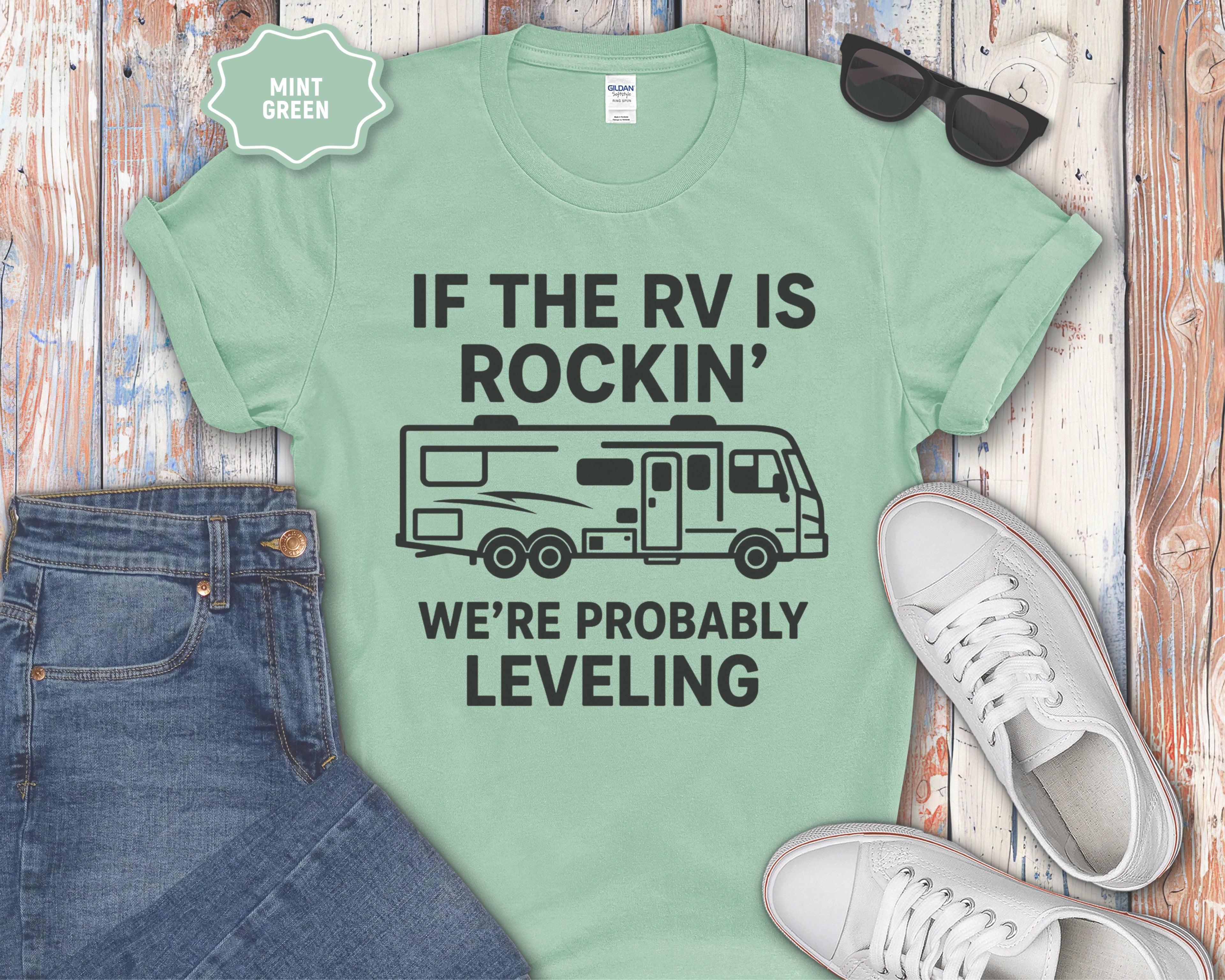 If the RV Is Rockin' We're Probably Leveling T-Shirt